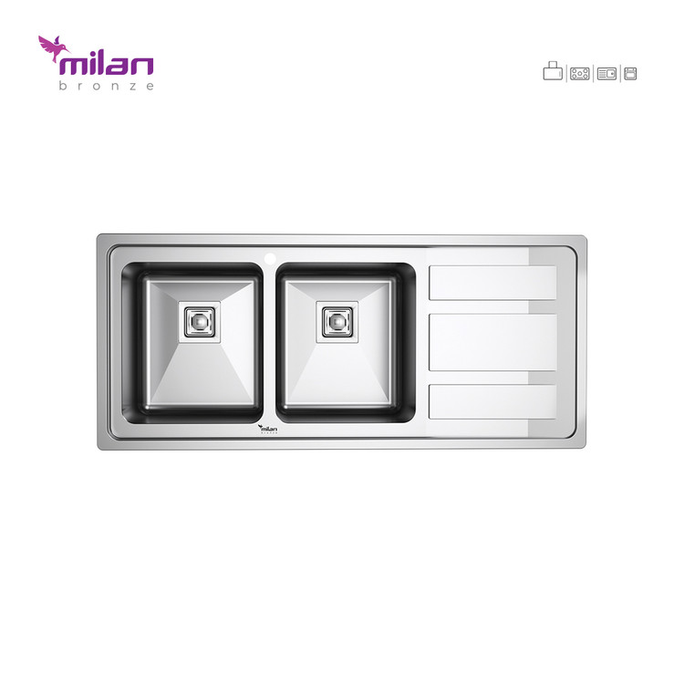 سینک ظرفشویی توکار میلان 9010
