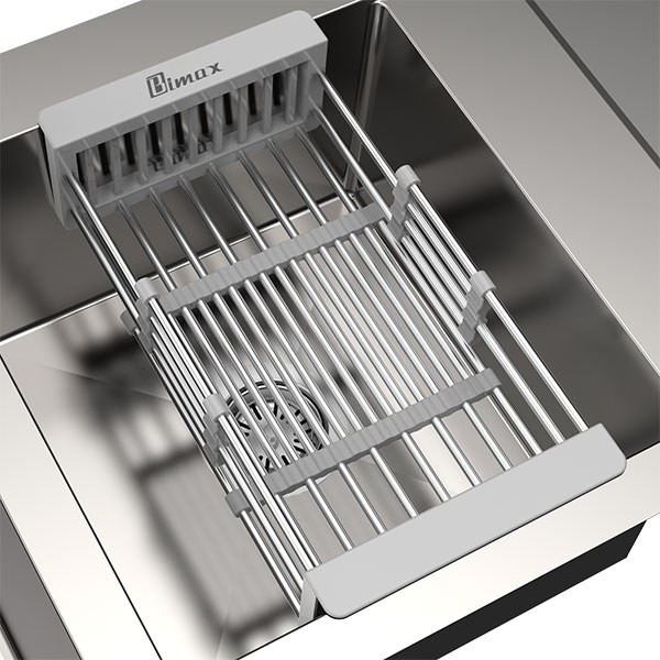 سینک ظرفشویی بیمکث مدل BS750 توکار ۲ لگن