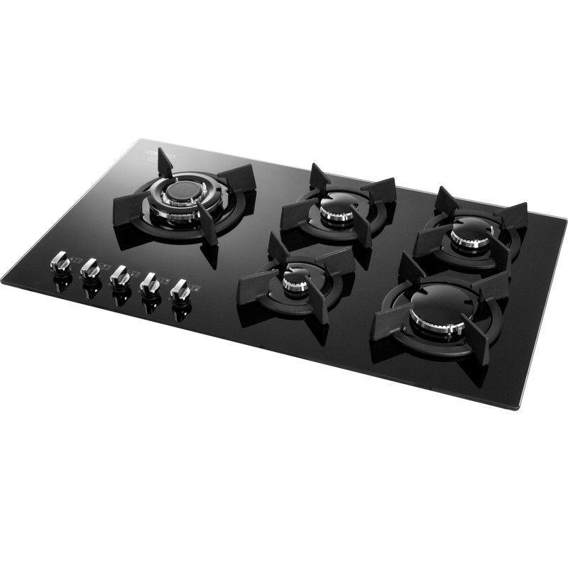 اجاق گاز صفحه‌ای پنج شعله استیل البرز مدل G-5907