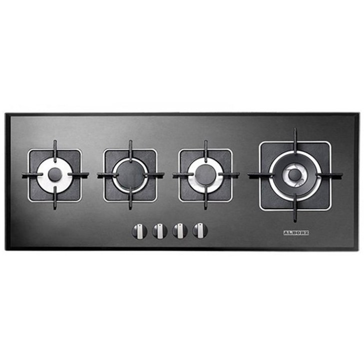 اجاق گاز شیشه ای رومیزی استیل البرز G4101