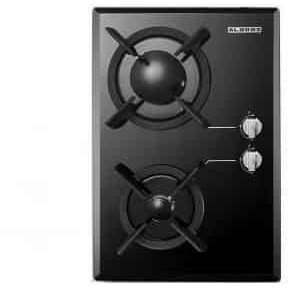اجاق گاز استیل البرز مدل G2302 دو شعله شیشه ای
