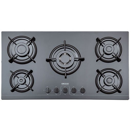 اجاق گاز استیل البرز شیشه ای مشکی G5964