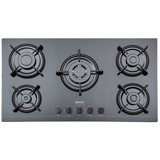 اجاق گاز استیل البرز شیشه ای مشکی G5964