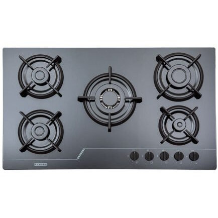 اجاق گاز رومیزی استیل البرز مدل G5961 ظرفیت ۵ شعله