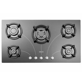 اجاق گاز شیشه ای رومیزی استیل البرز G-5958 i
