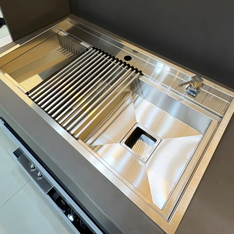 سینک ظرفشویی میکس پلاس مدل D104 تک لگن توکار