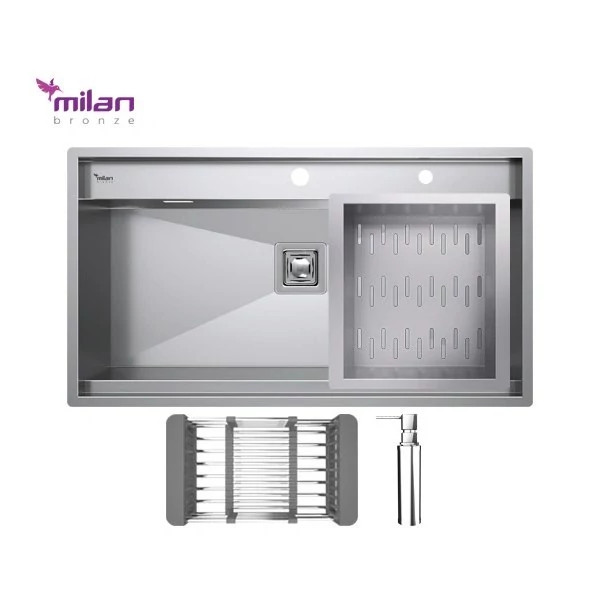 سینک 4090S02 توکار استیل میلان