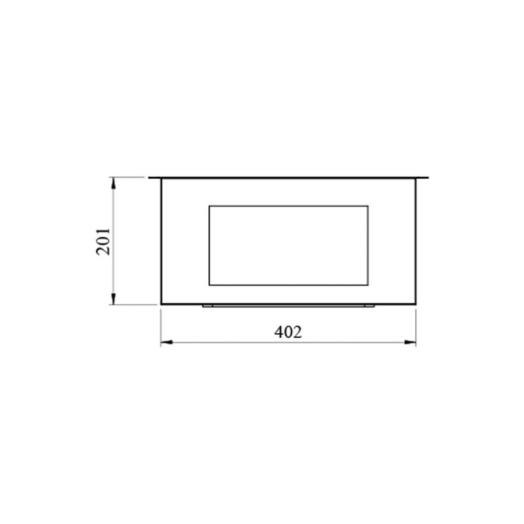 سینک کن استیل توکار مدل A 4040