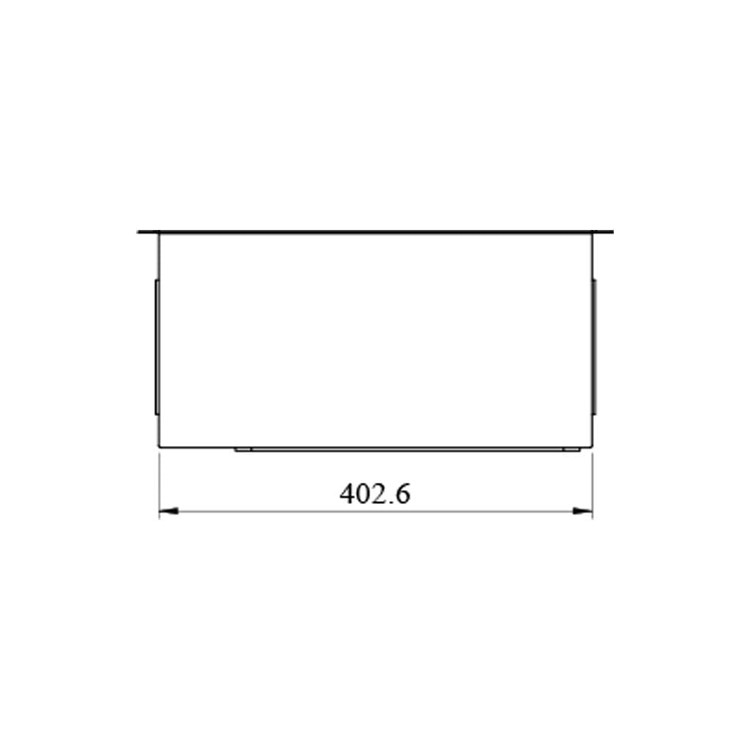 سینک کن استیل توکار مدل A 4040