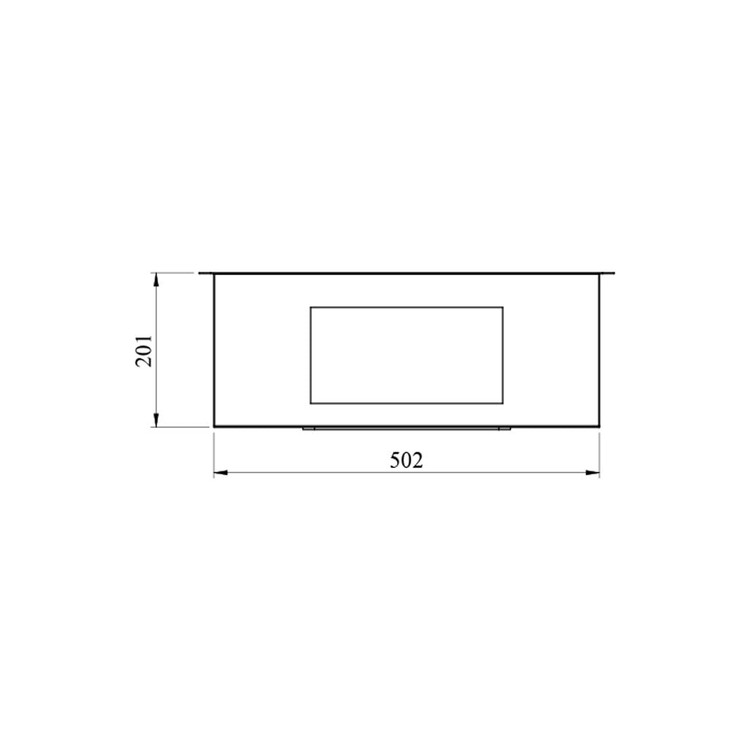سینک ظرفشویی توکار کن مدل A4050 تک لگن استیل