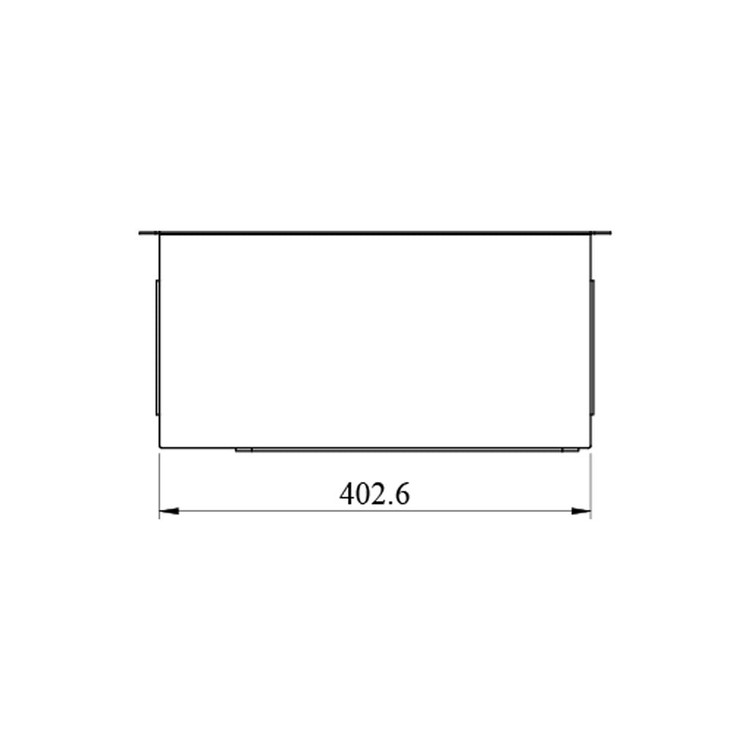 سینک ظرفشویی توکار کن مدل A4050 تک لگن استیل