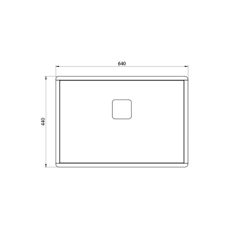 سینک کن استیل توکار مدل A 4060