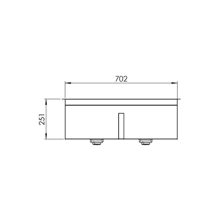 سینک کن استیل توکار مدل BCN 302-74
