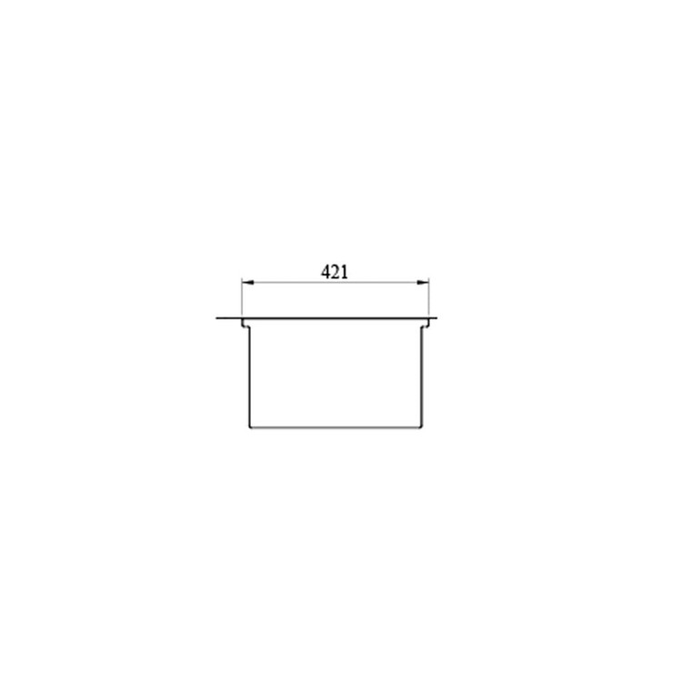 سینک کن استیل توکار مدل BCN 304-104+شیر آبشاری