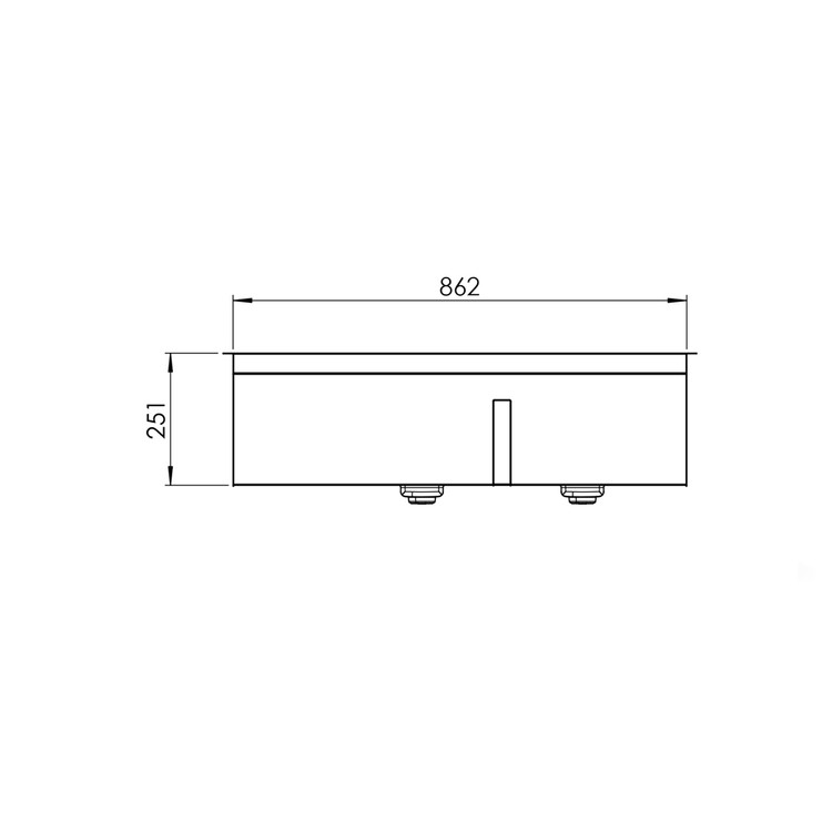 سینک کن استیل توکار مدل BCN 302-90