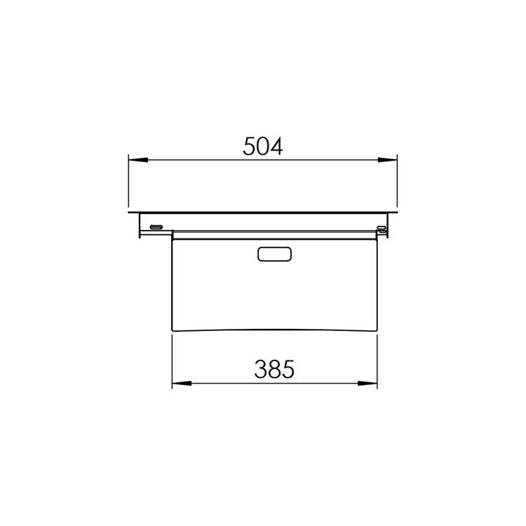 سینک کن استیل توکار مدل BCN 305