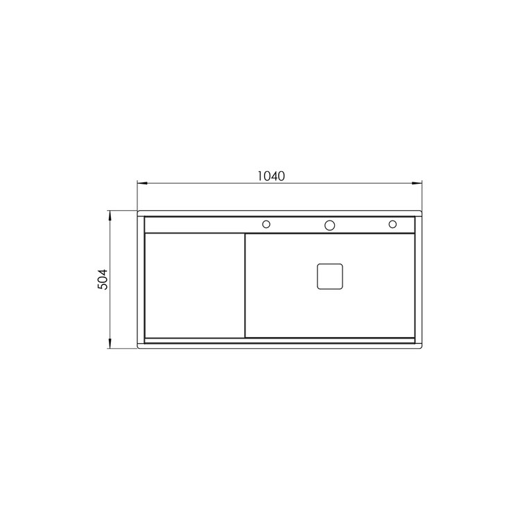 سینک کن استیل توکار مدل BCN 305