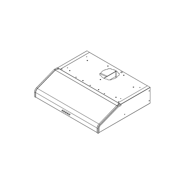 هود زیر کابینتی کن مدل 2100 سایز 60
