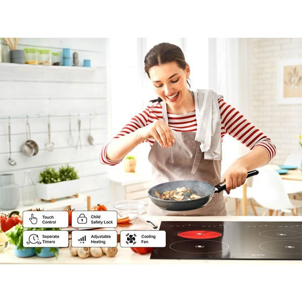 اجاق برقی دی اس تی مدل T4-02 چهار شعله